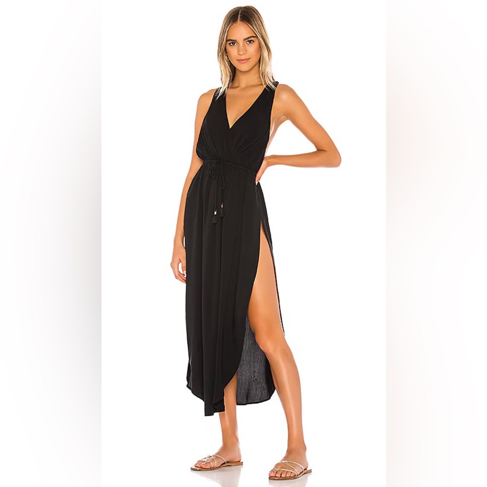 L*Space Kenzie Black Cover Up Dress | Size Medium